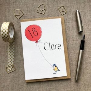 18th Birthday Card Bird