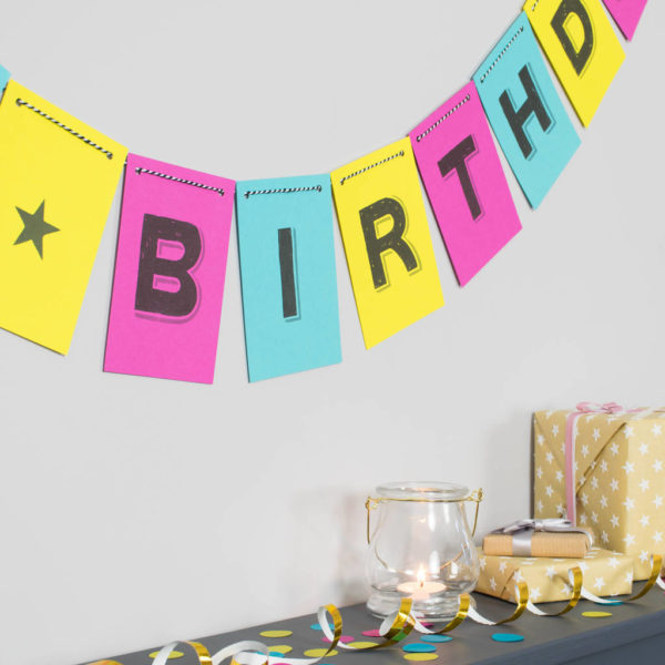 Personalised Bright Bunting